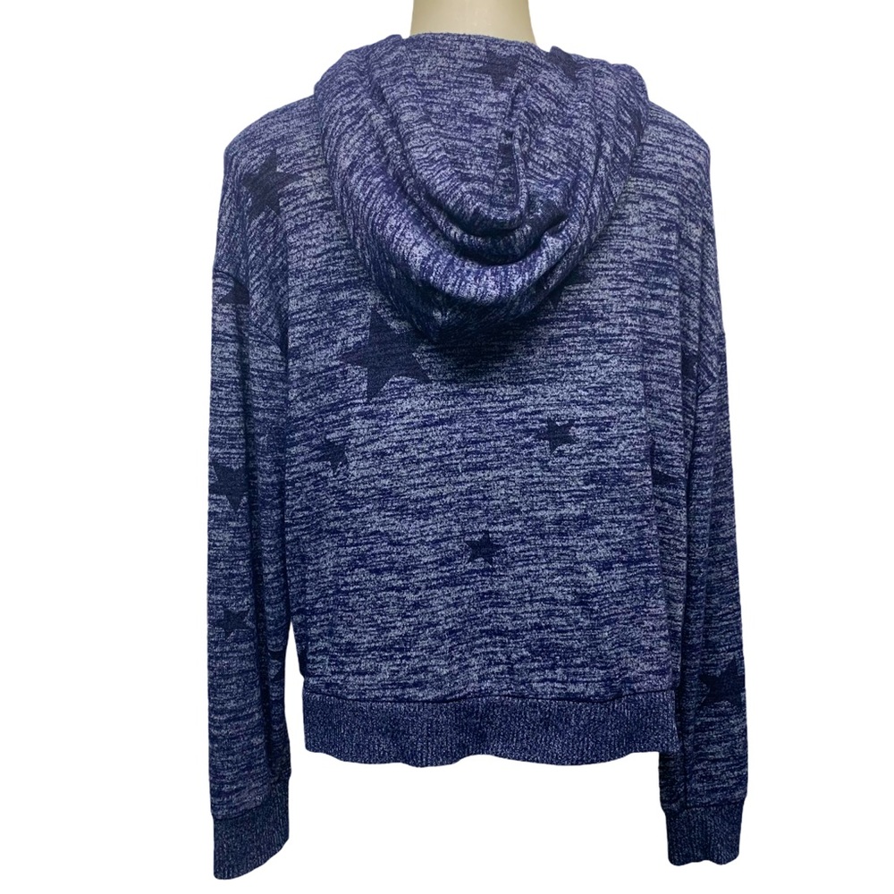 GAP Star Soft-spun Pullover Navy Hoodie -Sz M - Picture 4 of 7